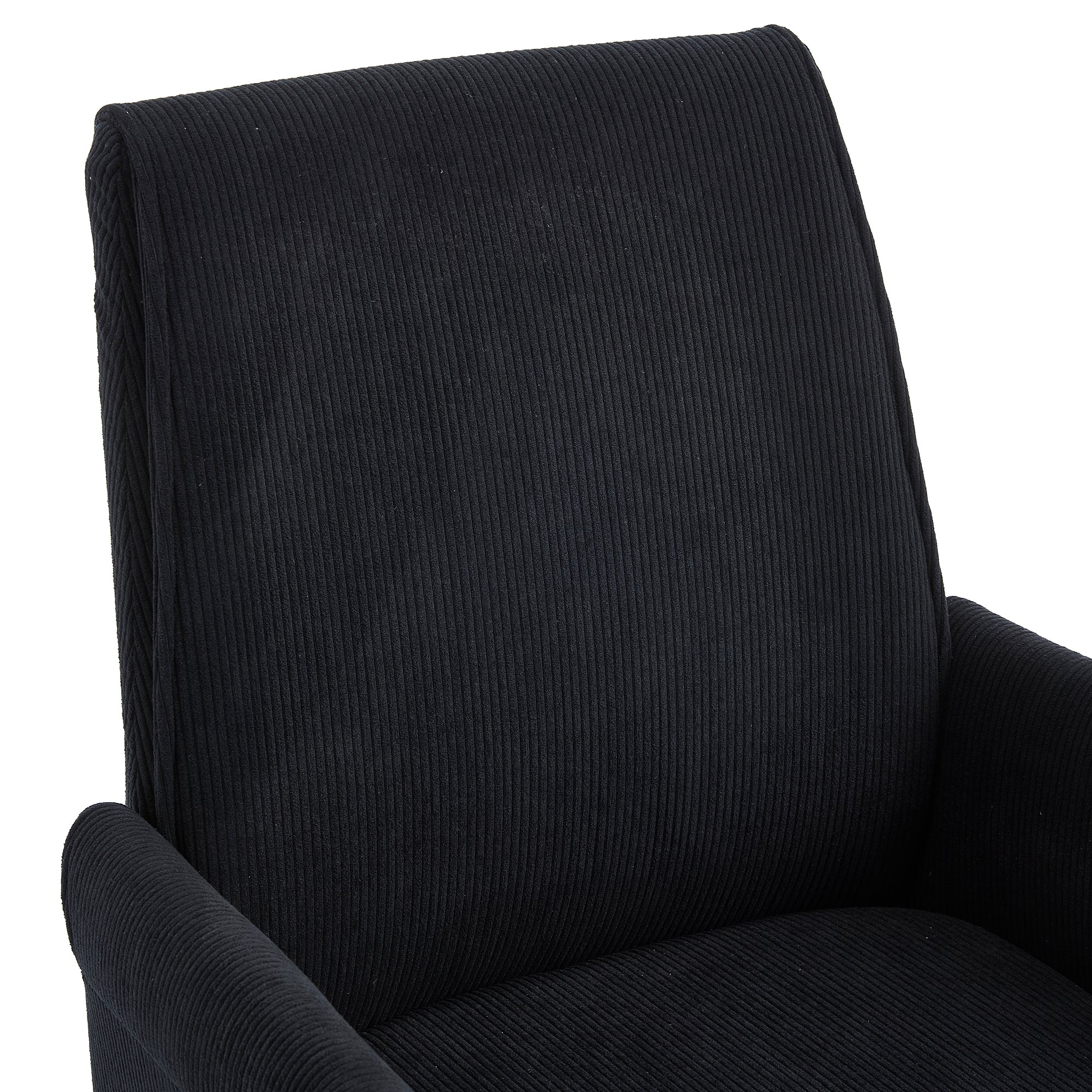 Mid-Back Liftable Office Chair in Black