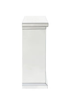 Noralie Mirrored & Faux Diamonds Fireplace