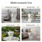 Modern Geometric MGO Side Table