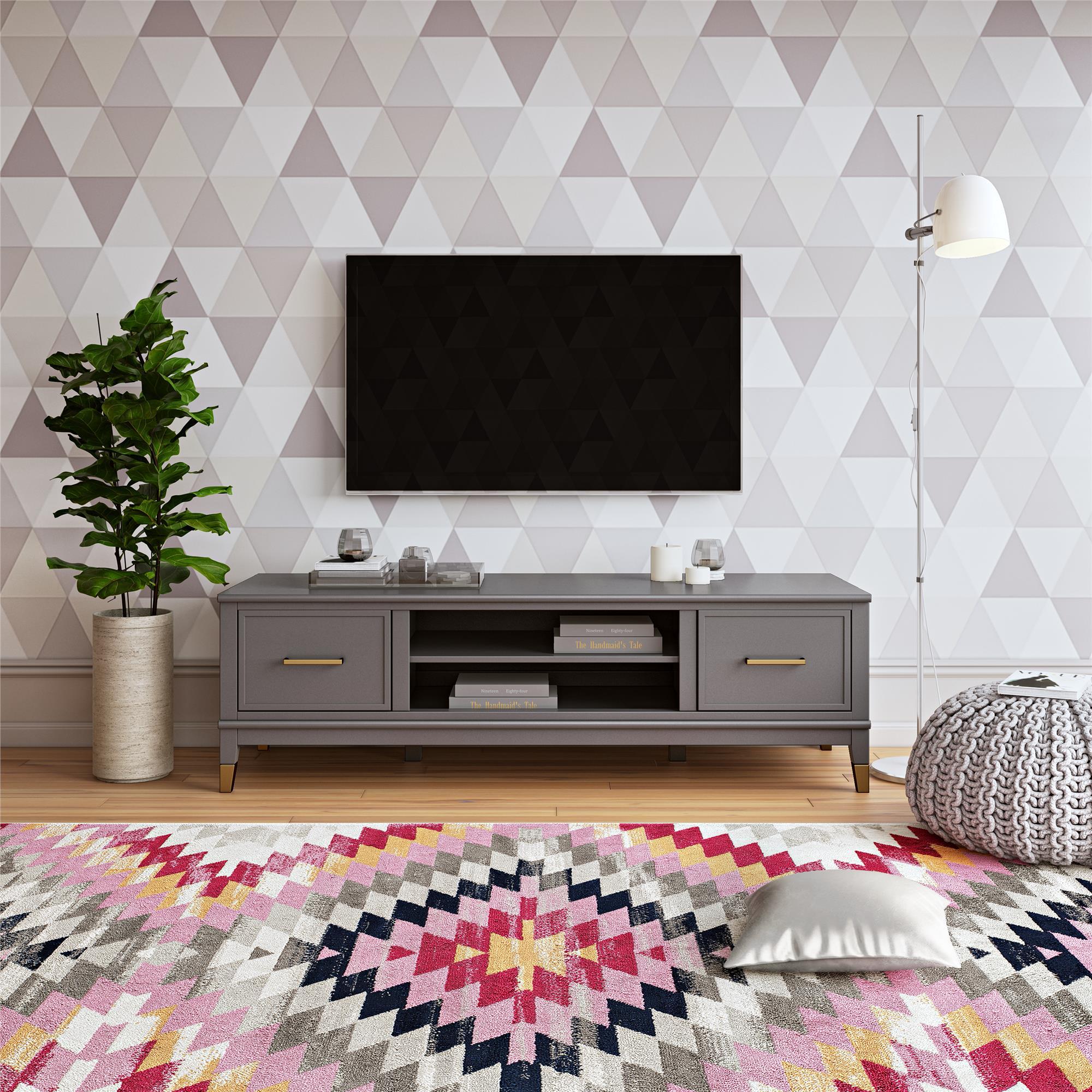 Westerleigh TV Stand - Dark Gray