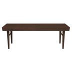Mia Mid Century Modern Solid Wood Bench