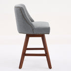Counter Height Swivel Barstools Set of 2
