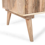 Stylish Mango Wood 2-Drawer 2-Door Cabinet