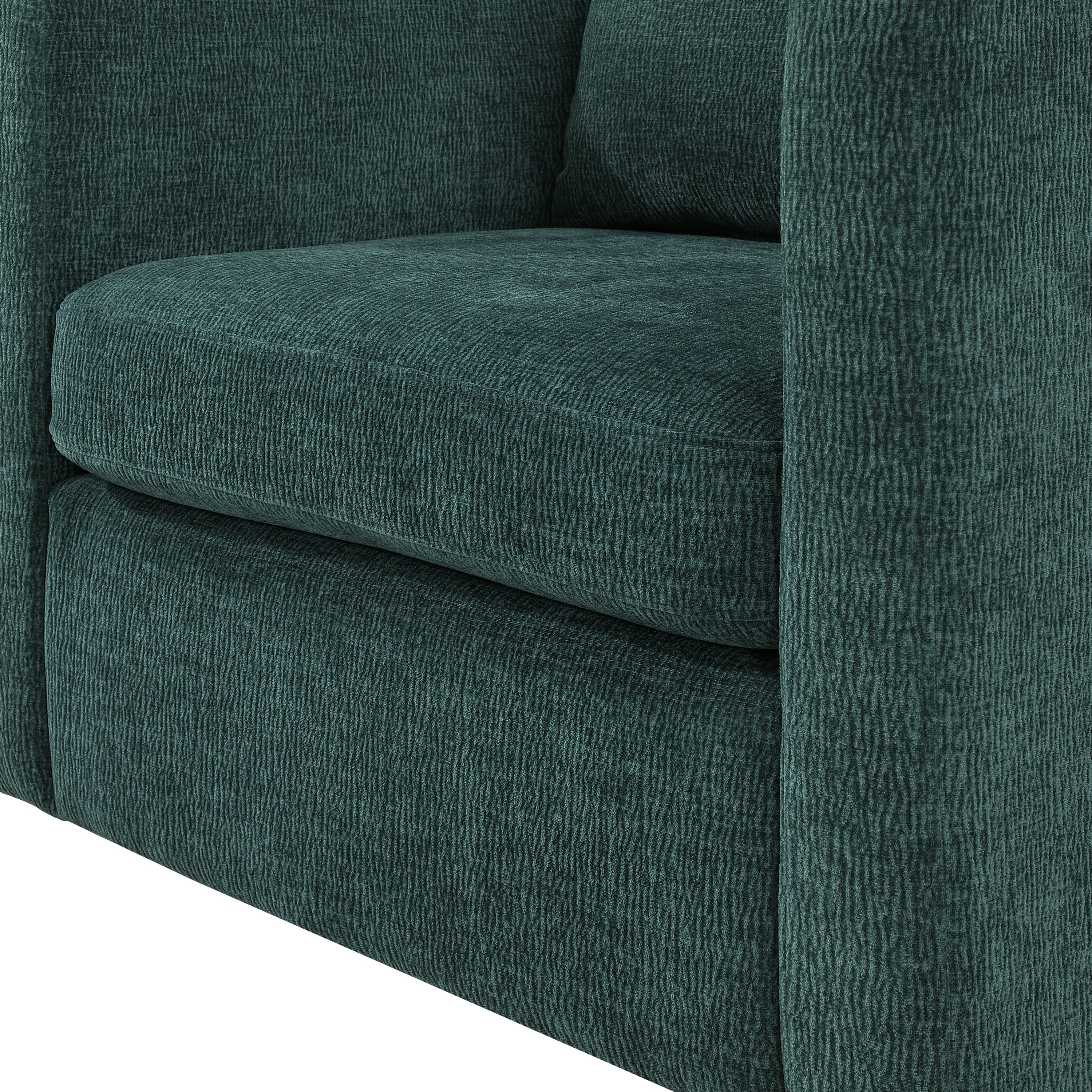 Sutton Peacock Swivel Barrel Chair