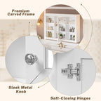 42'' Wall Mounted Bathroom Storage Cabinet