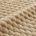 Ottoman Flannelette Fabric - Light Camel