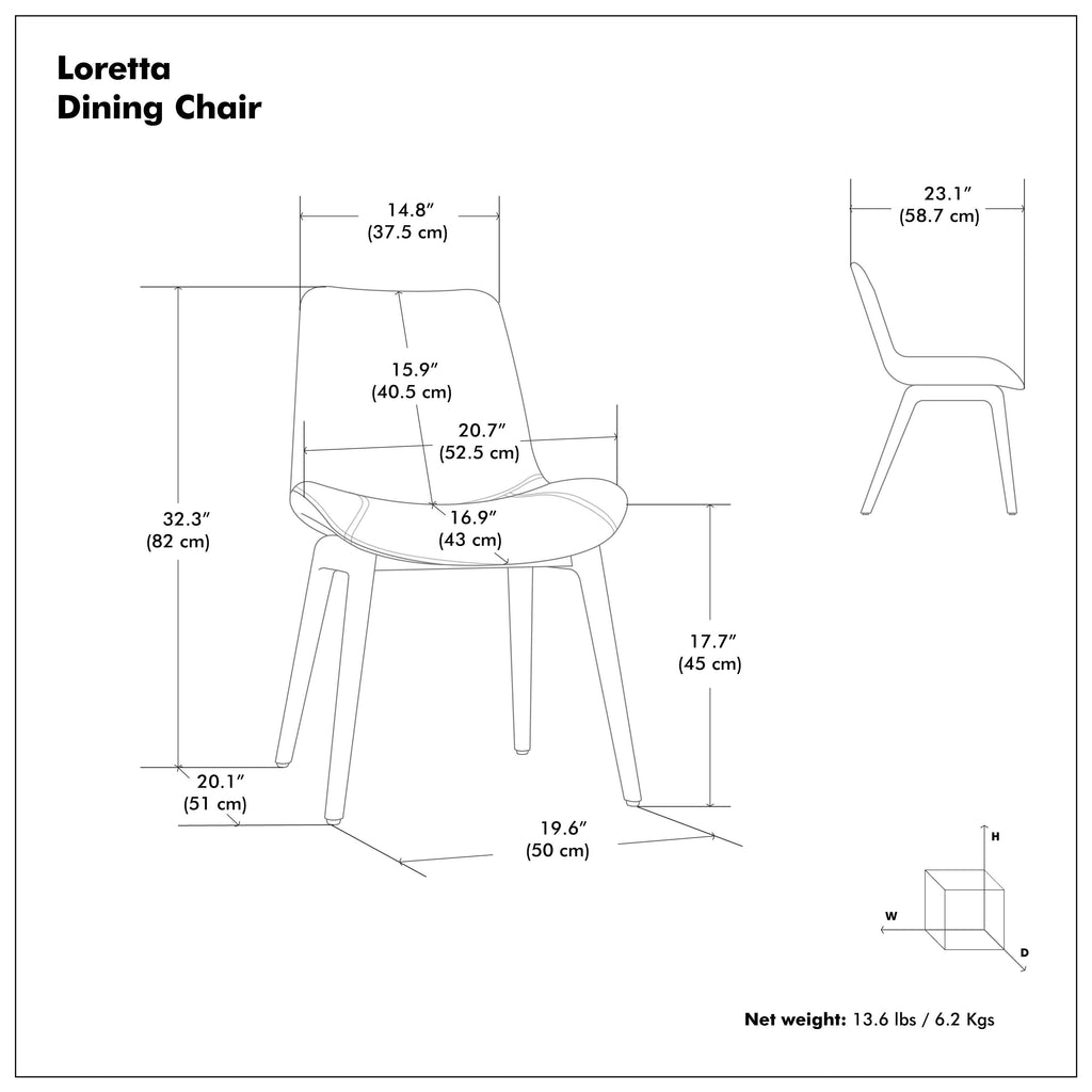 Loretta Dining Chair (Set of 2)