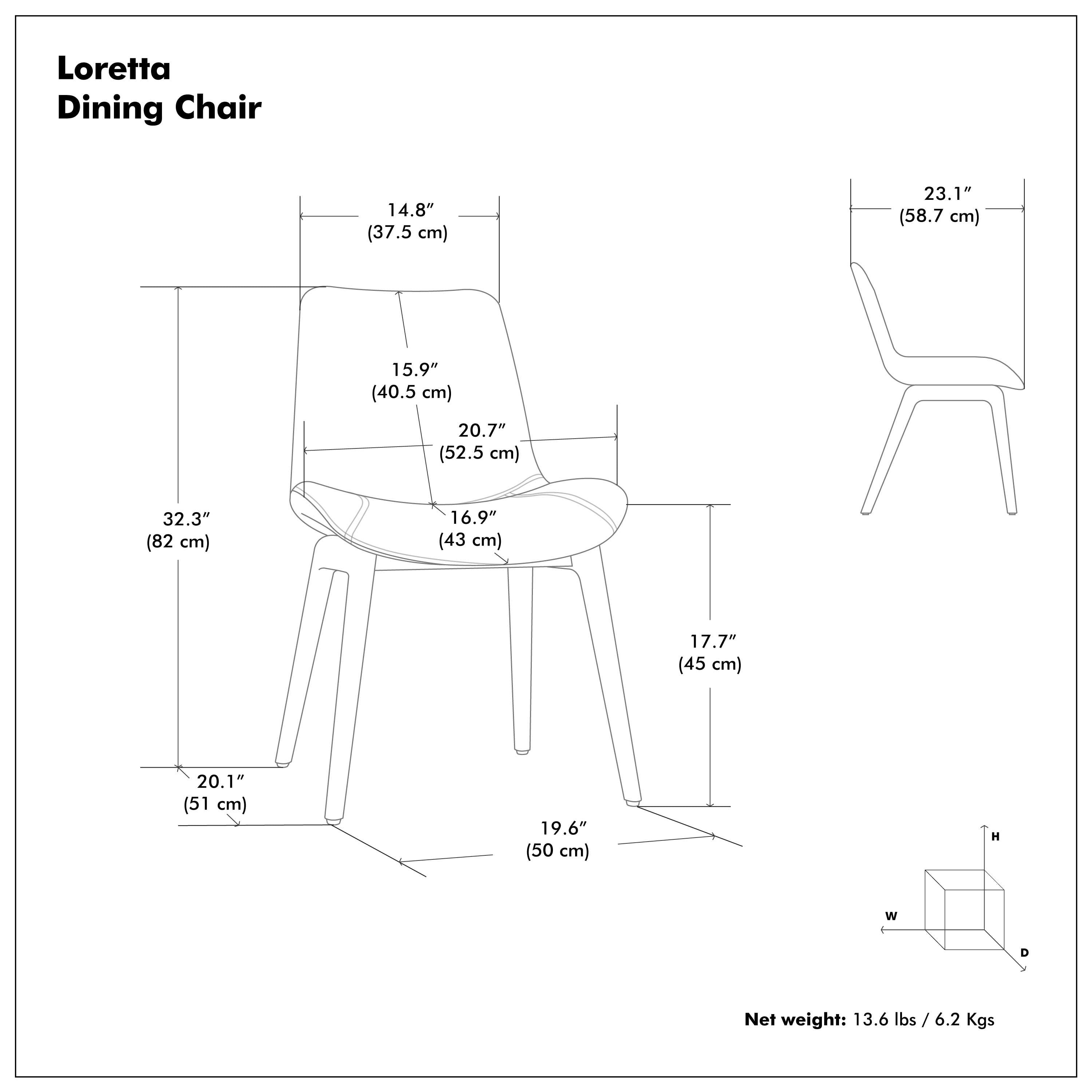 Loretta Dining Chair (Set of 2)