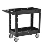 Two-Shelf Utility Cart with Wheels