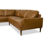 London Leather Sectional Sofa Right Facing