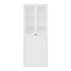 72" Metal Kitchen Pantry Cabinet with Doors & Shelves