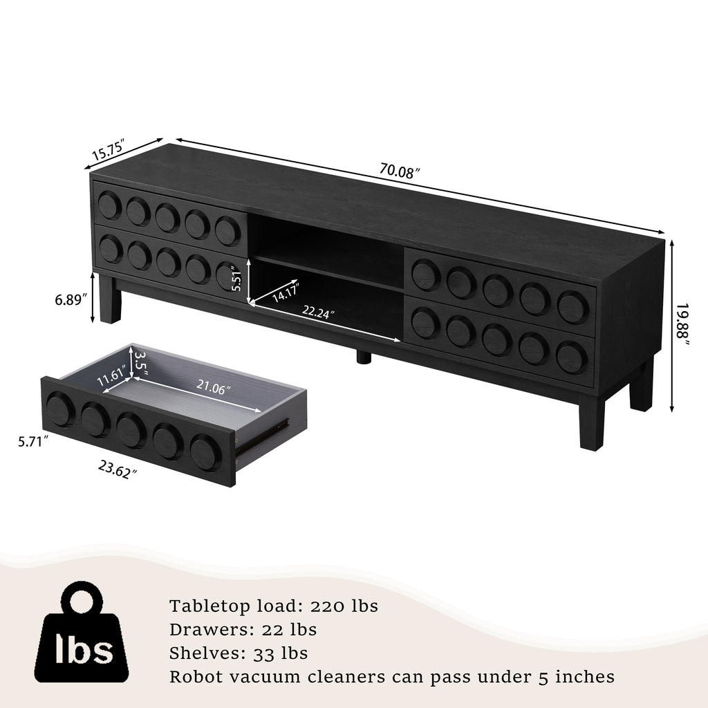 Modern Mid-Century Media Console