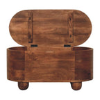 Solid Wood Curva Storage Trunk