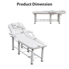 Professional Beauty Bed with Removable Headrest & Cushions