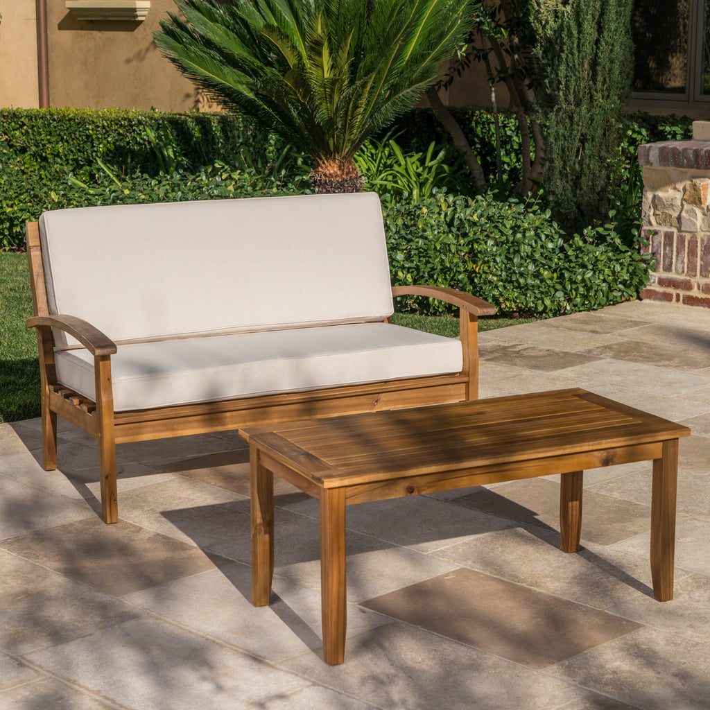 Peyton Love Seat + Coffee Table