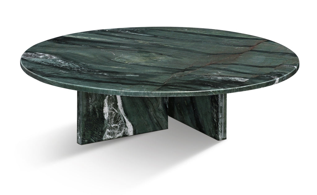 Green Marble & Metal Table