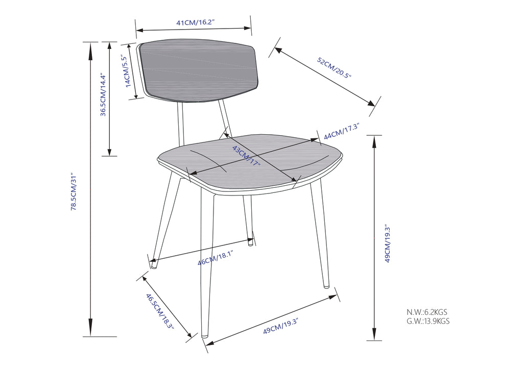 Mavis Dining Chair (Set of 2)