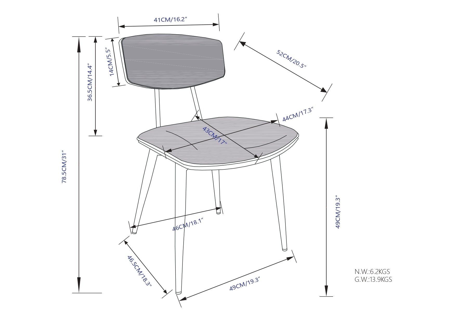 Mavis Dining Chair (Set of 2)