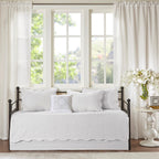 6 Piece Reversible Scalloped Edge Daybed Cover Set