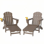 Stylish Folding Fire Pit Chair Set of 2