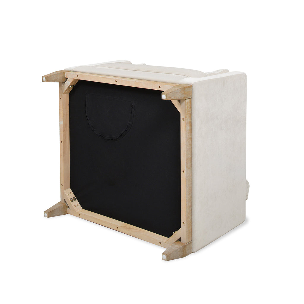 Knox 36" Modern Farmhouse Arm Chair, French