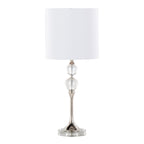 26" Contemporary Crystal Table Lamp