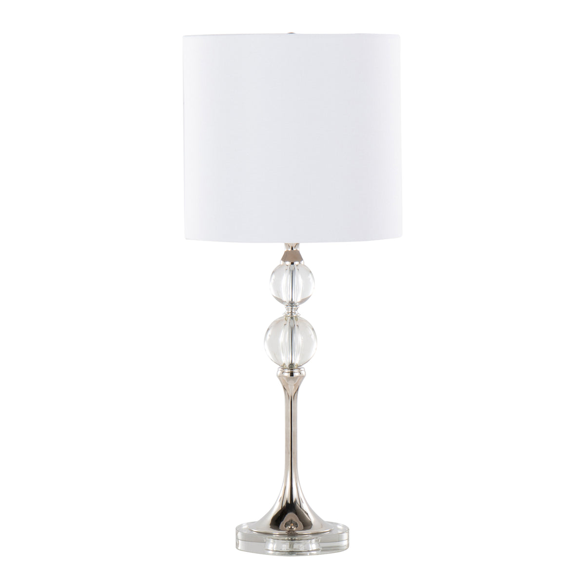 26" Contemporary Crystal Table Lamp