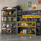 59 Inches Metal Garage Storage Rack