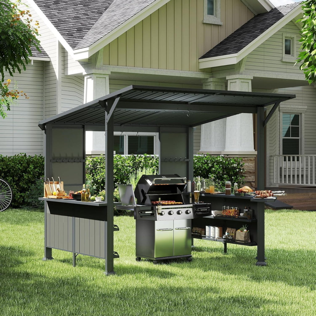 9X10FT Hardtop Grill Gazebo