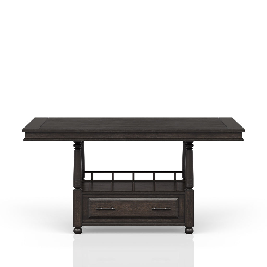 Deep Coffee Counter Height Dining Table