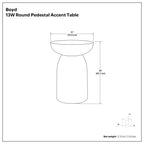 Boyd 13 Inch Line Accent Table