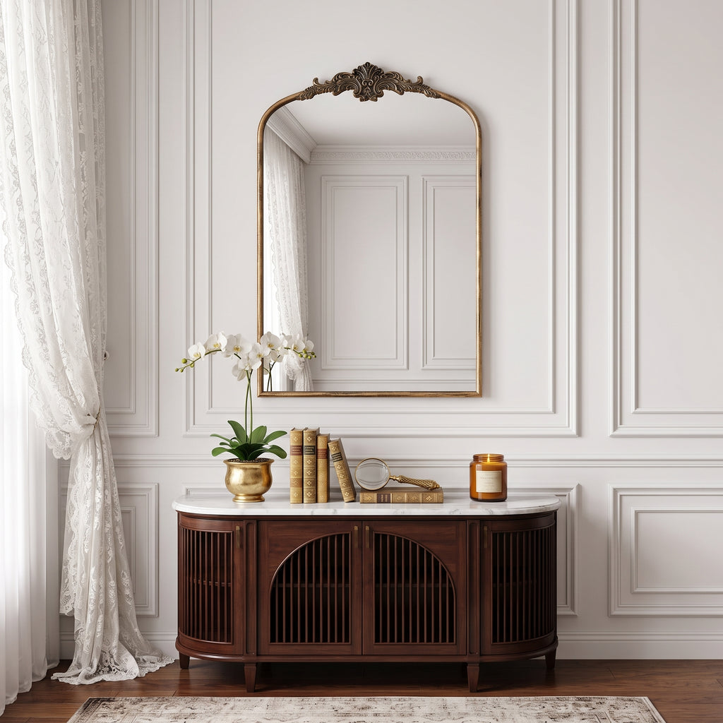 24"x36" Antique Large French Wall Mirror
