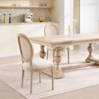 French Country Dining Chairs Set of 2