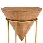 Minimalist & Luxe Wood Side Table