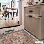 Rosman Distressed Washable Area Rug