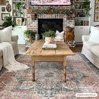 Rosman Distressed Washable Area Rug