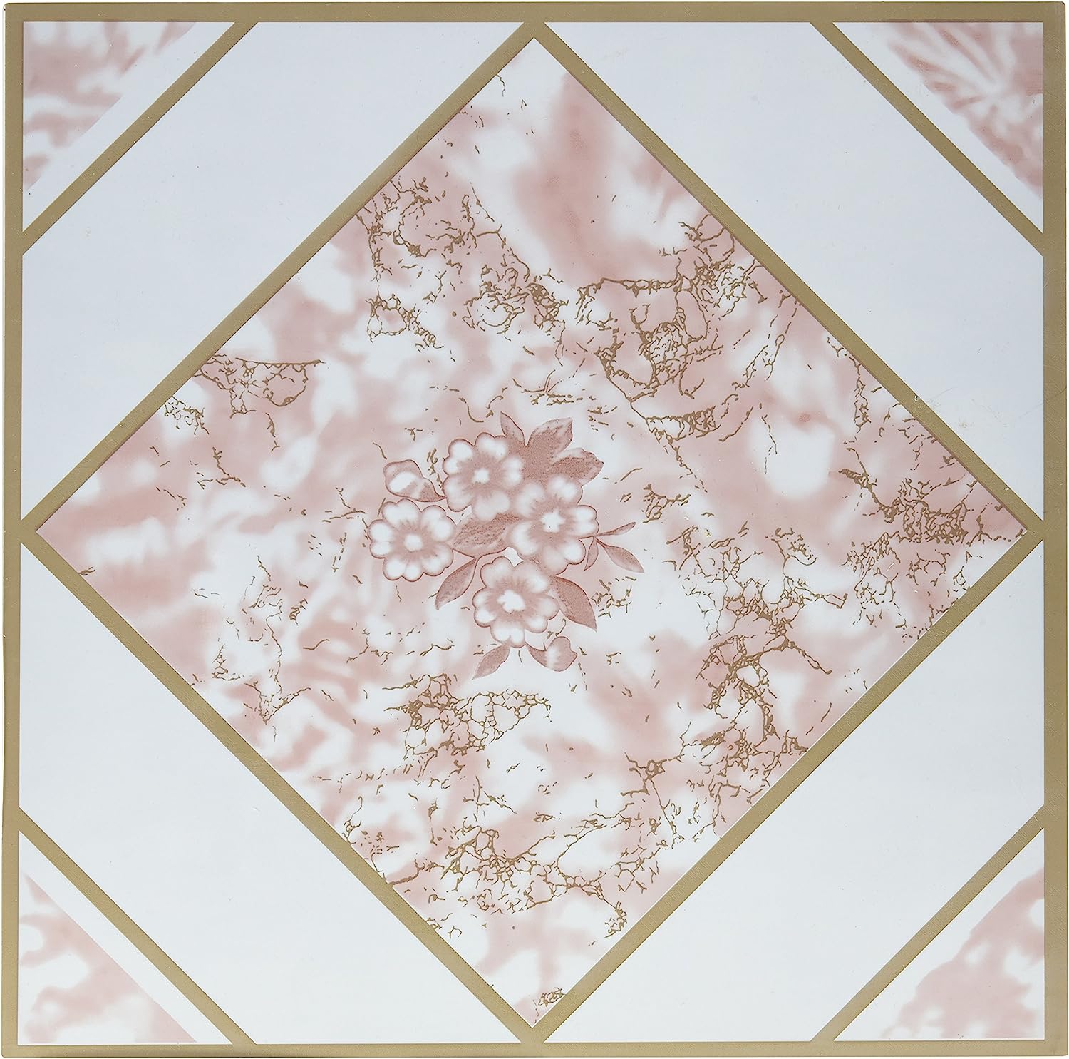 Vinyl Tile, 12 by 12-Inch, Box of 20