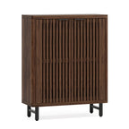 33.46" Modern Dark 6-Tier Shoe Cabinet