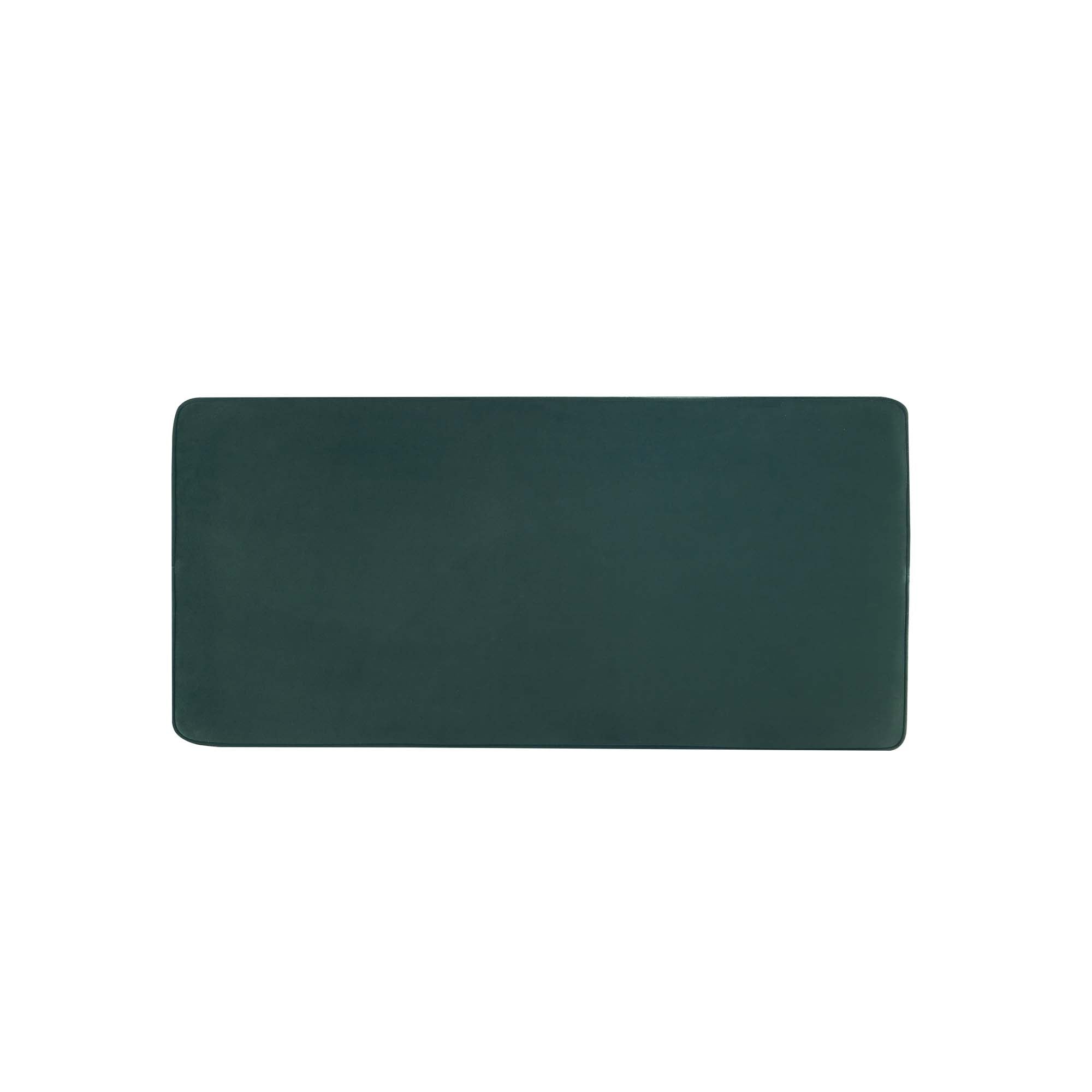Abigail Upholstered Velvet Accent Bench in Forest