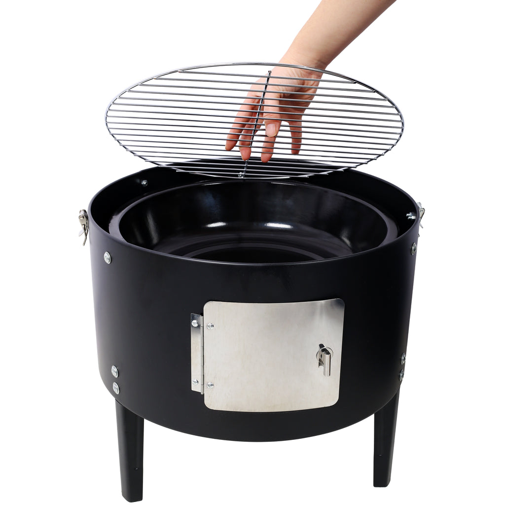 17 Inch Steel BBQ Grill