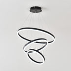 Modern 3 Rings Chandelier