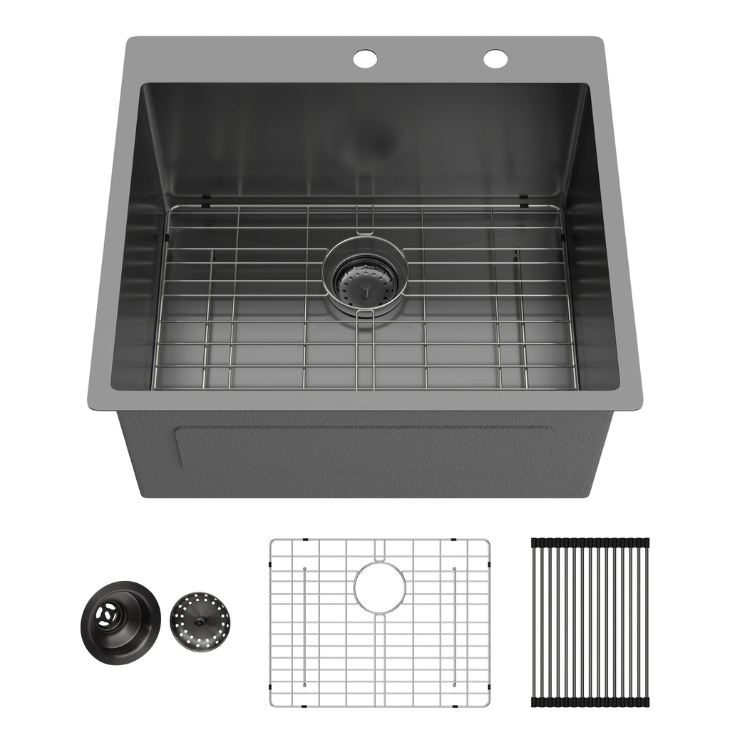 Drop In Laundry Utility Sink - Premium Stainless Steel