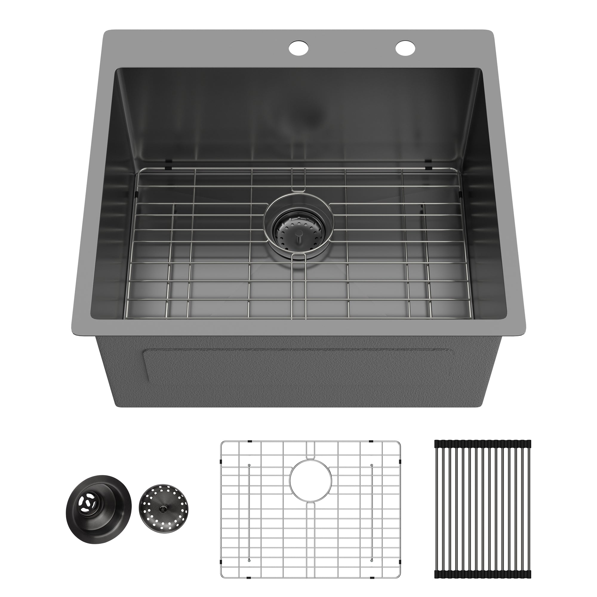 Drop In Laundry Utility Sink - Premium Stainless Steel