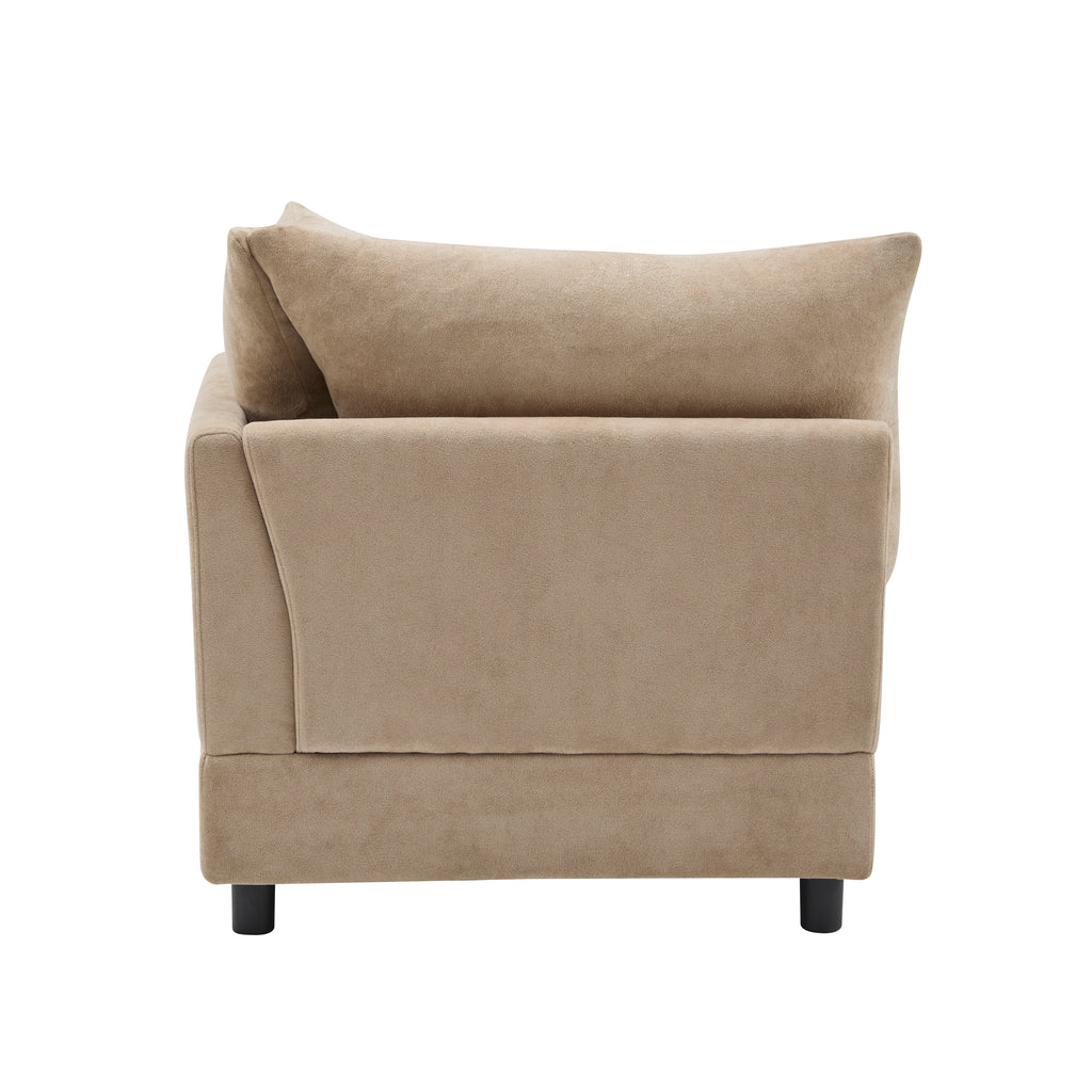 99 in. Oversize 5-Piece L Shaped Modular Sectional Sofa