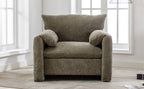 Modern Style Chenille Oversized Armchair