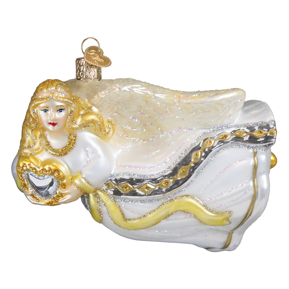 Angel With Heart Ornament