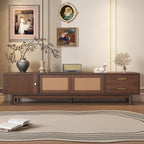 Mid Century Modern TV Stand for 80" TVs