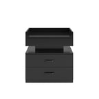 1 Set Nightstand with Adjustable LED Strip Light