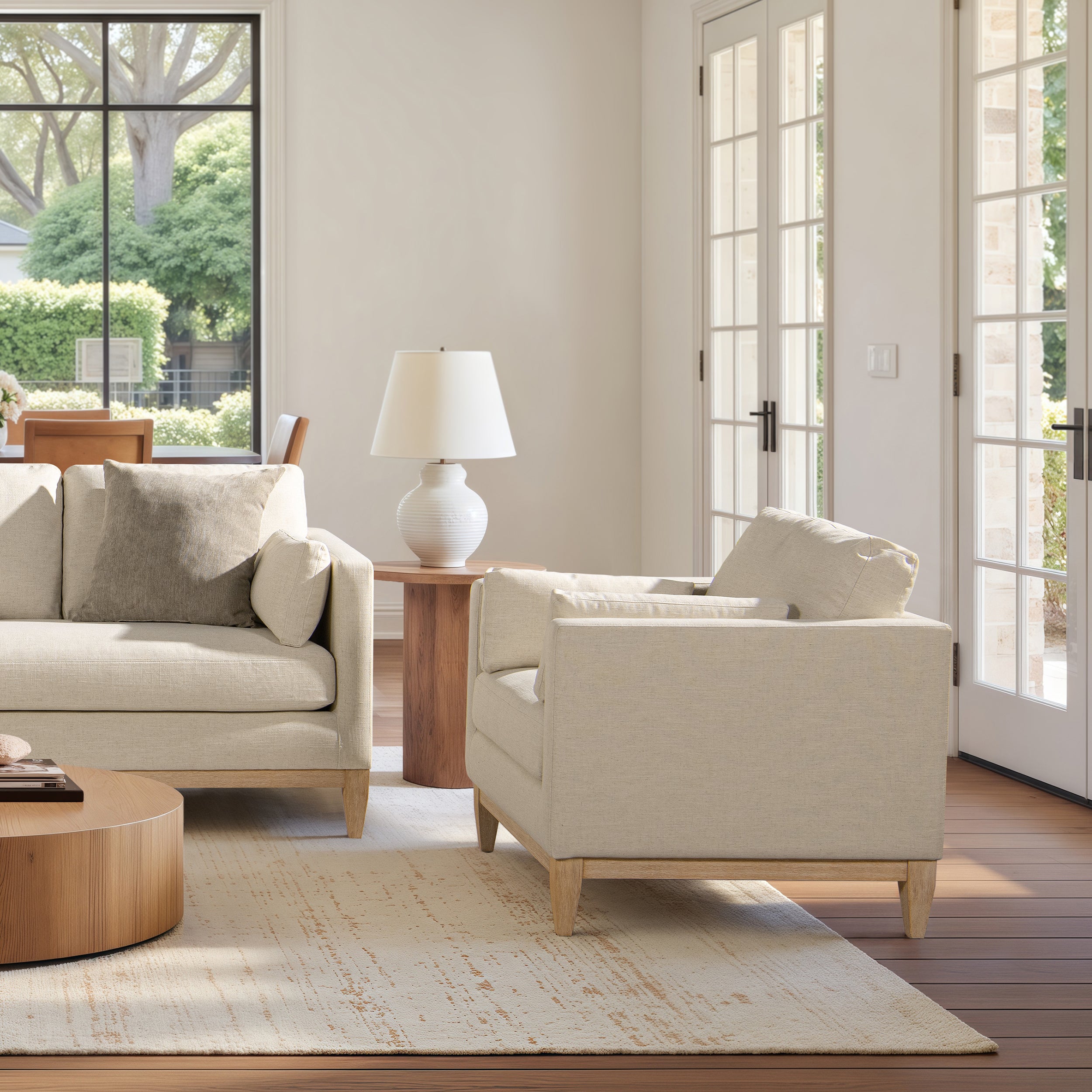 Knox 36" Modern Farmhouse Arm Chair