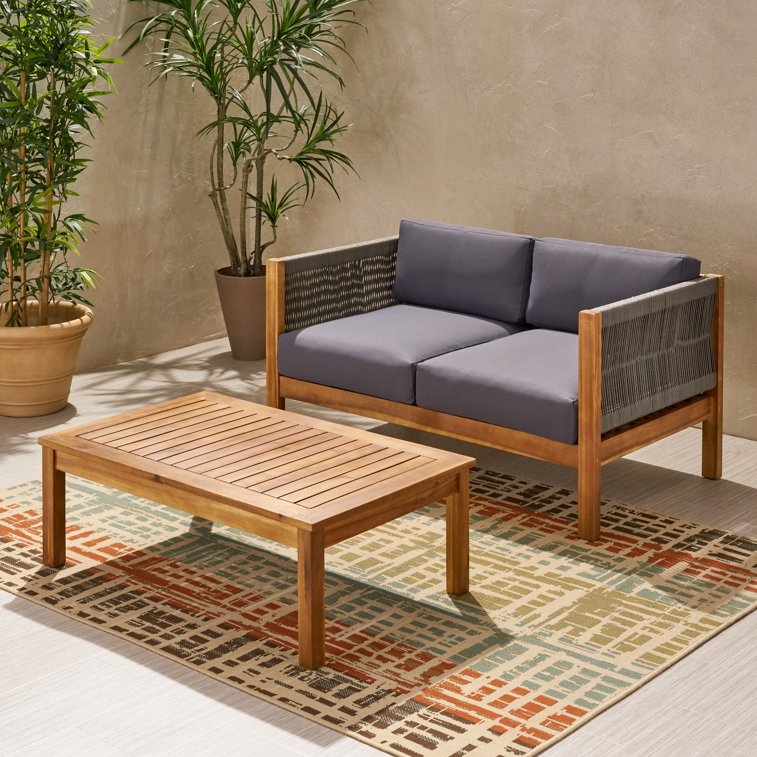 Laurel Outdoor 4 Seater Chat Set